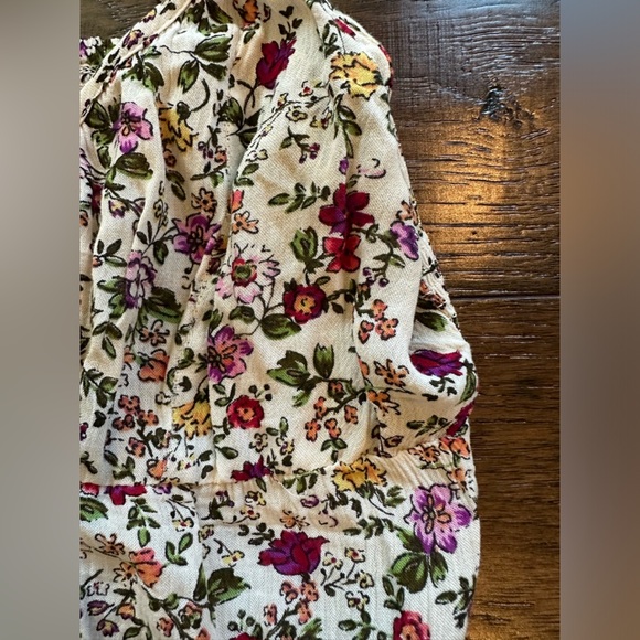 Patrons of Peace Floral Crop Top- size Medium - Picture 3 of 5